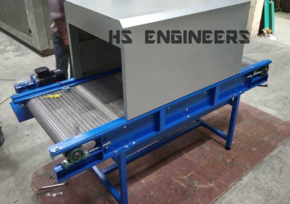 UV Disinfectant wiremesh Conveyor supplied to Mumbai