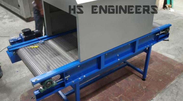 UV Disinfectant wiremesh Conveyor supplied to Mumbai