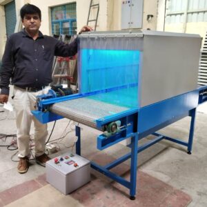 UVC Disinfectant wiremesh chain belt conveyors