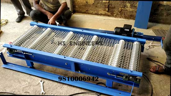 Foodgrade SS Wiremesh Conveyors