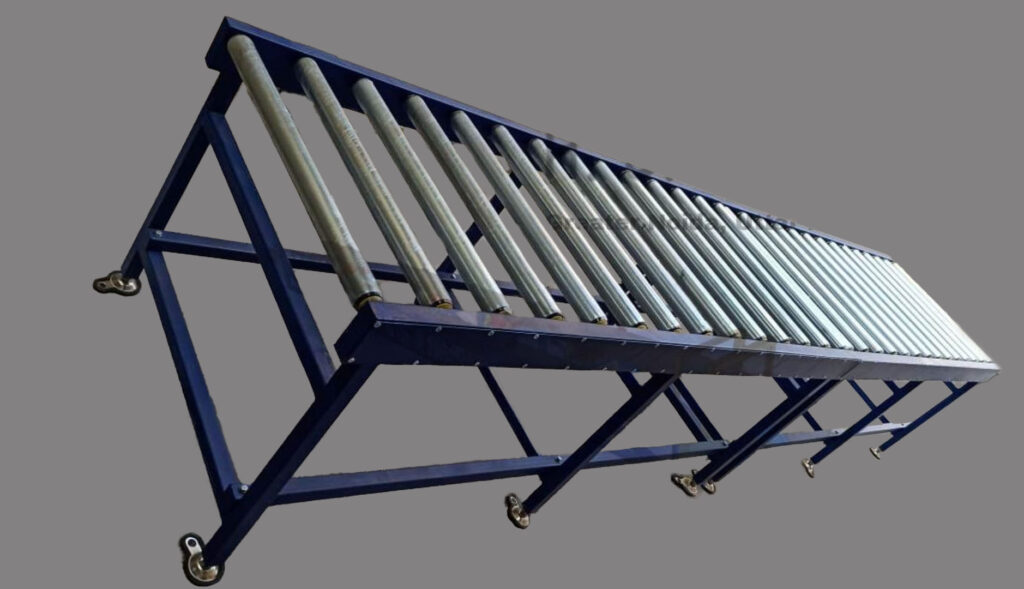 Bottle Handling Gravity Roller Conveyor