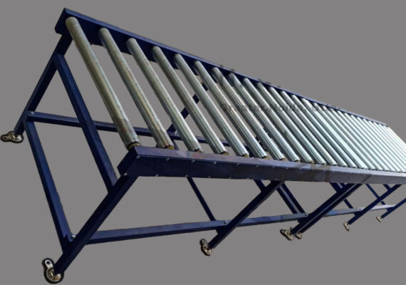 Bottle Handling Gravity Roller Conveyor