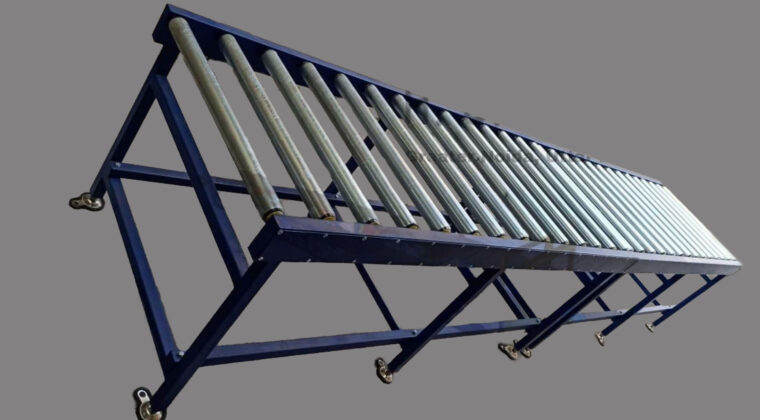 Bottle Handling Gravity Roller Conveyor