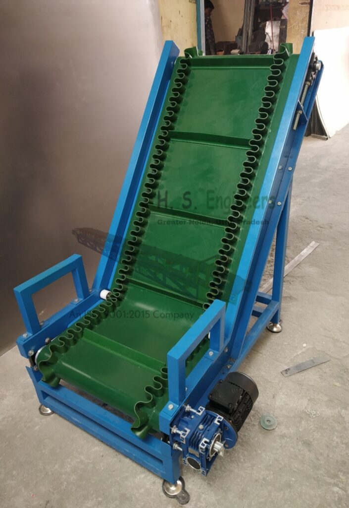 Sidewall Cleated Belt Conveyor